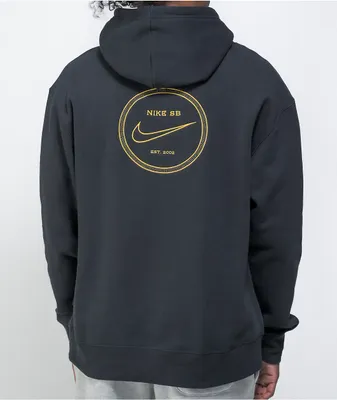 Nike SB HBR GFX Black & Gold Hoodie