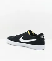 Nike SB Heritage Vulc Black & White Skate Shoes