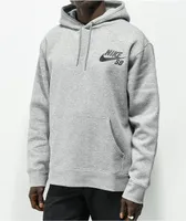 Nike SB Icon Dark Heather Grey Hoodie