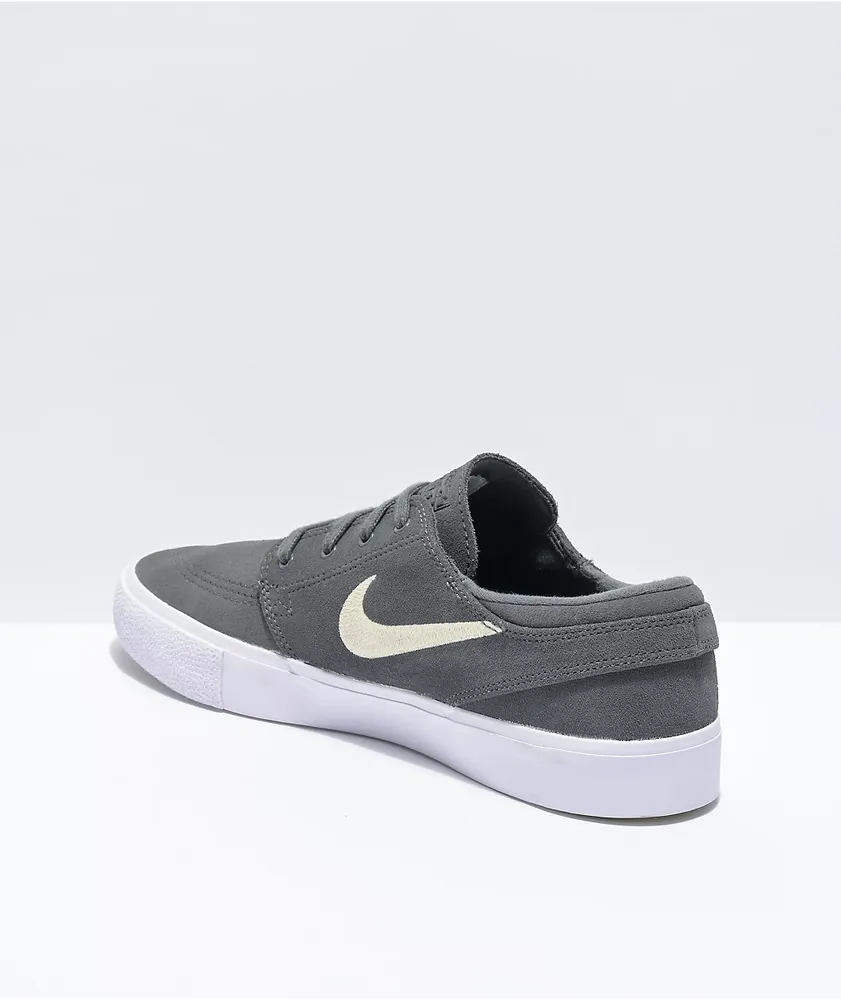 Nike SB Janoski Iron Grey & White Skate Shoes
