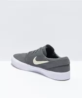 Nike SB Janoski Iron Grey & White Skate Shoes