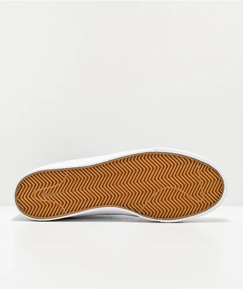 Nike SB Janoski RM White & Tropical Canvas Skate Shoes