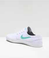 Nike SB Janoski RM White & Tropical Canvas Skate Shoes