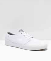 Nike SB Janoski RM White Canvas Skate Shoes