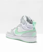 Nike SB Kids Court Borough Platinum White & Mint Shoes