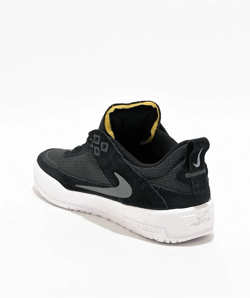 Nike SB Kids Day One Black, Alchemy Pink, & Cool Grey Skate Shoes