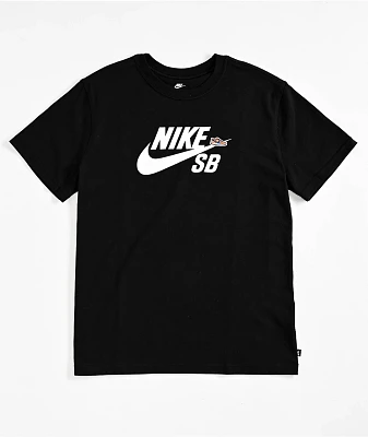 Nike SB Kids Dunk Patch Black T-Shirt