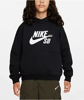 Nike SB Kids Icon Black Hoodie