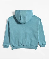 Nike SB Kids Icon EasyOn Denim Turquoise Hoodie