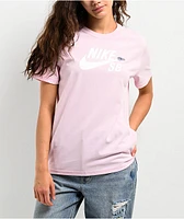 Nike SB Kids Icon Pink T-Shirt