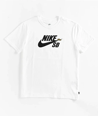 Nike SB Kids Icon White & Black T-Shirt