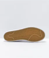 Nike SB Kids Janoski Slip-On White Canvas Skate Shoes