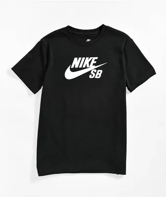 Nike SB Kids Logo Black T-Shirt