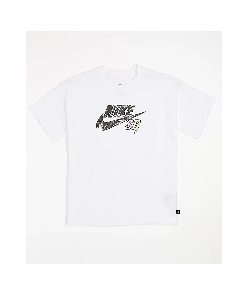 Nike SB Kids Logo White T-Shirt