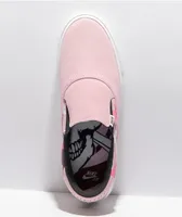 Nike SB Letica Bufoni Verona Pink & Camo Slip-On Skate Shoes