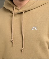 Nike SB Logo Beige Hoodie