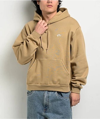 Nike SB Logo Beige Hoodie