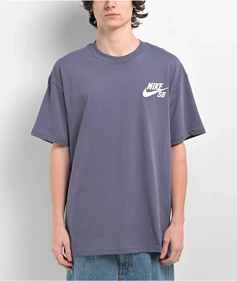 Nike SB Logo Dark Grey T-Shirt