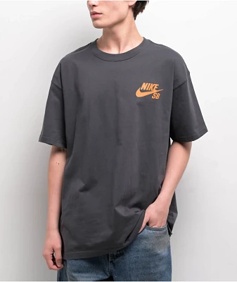 Nike SB Logo Dark Smoke Grey T-Shirt