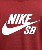 Nike SB Logo HBR Dark Red T-Shirt