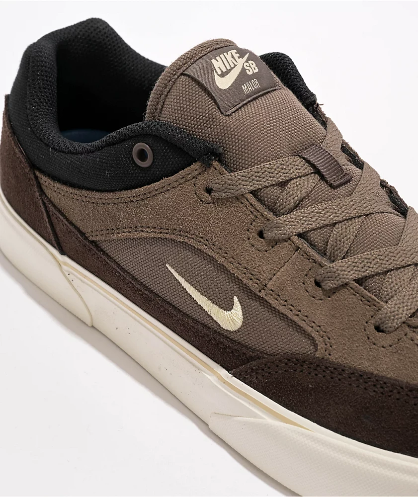 Nike SB Malor Ironstone, Brown, & Black Skate Shoes