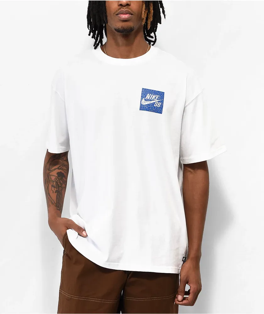 Nike SB Mosaic White T-Shirt