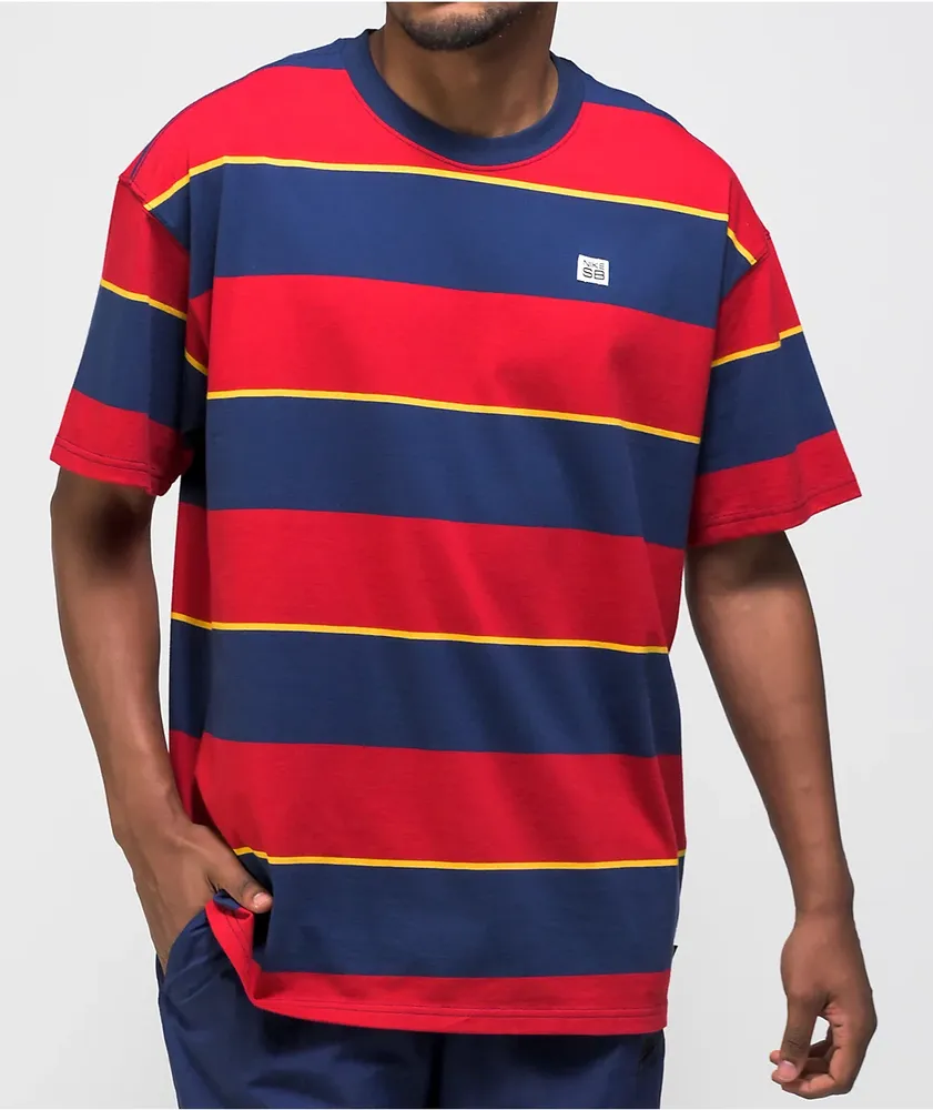 Nike SB Navy Stripe Yarn Dye T-Shirt
