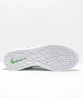 Nike SB Nyjah 3 Enamel Green & White Skate Shoes