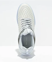 Nike SB Nyjah 3 Platinum, White & Clear Skate Shoes