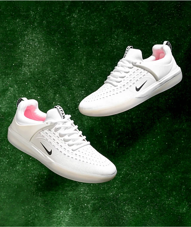 Summit White Pink Nyjah Nike SB Zoom Nyjah White Black Summit
