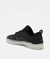 Nike SB Nyjah 4 Black & White Skate Shoes