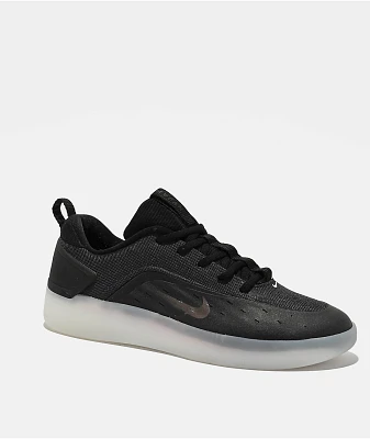 Nike SB Nyjah 4 Black & White Skate Shoes