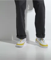 Nike SB Nyjah Free 2 Dark Sulfur & White Skate Shoes