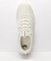 Nike SB Nyjah Free 2 Summit White & Black Skate Shoes