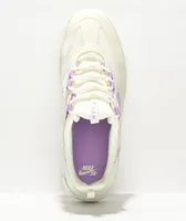 Nike SB Nyjah Free 2 Summit White & Lilac Skate Shoes