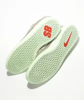 Nike SB Nyjah Free 2 White, Green, Red, & Blue Skate Shoes