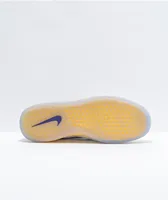 Nike SB Nyjah Free 2.0 x NBA White, Purple, & Gold Skate Shoes