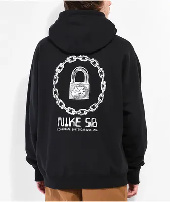 Nike SB On Lock Black Hoodie