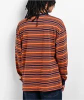 Nike SB Orange Stripe Long Sleeve T-Shirt