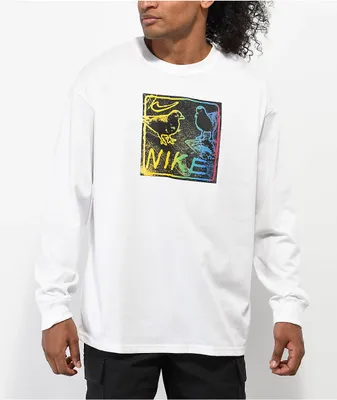 Nike SB Pizza White Long Sleeve T-Shirt