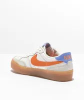 Nike SB Pogo Plus White, Orange & Blue Skate Shoes