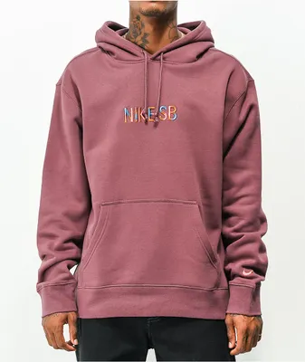 Nike SB Premium GFX Dark Wine Hoodie