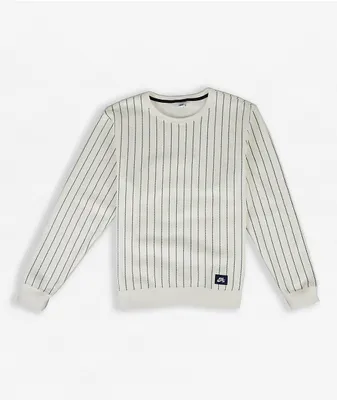 Nike SB Sail White & Black Crewneck Sweatshirt