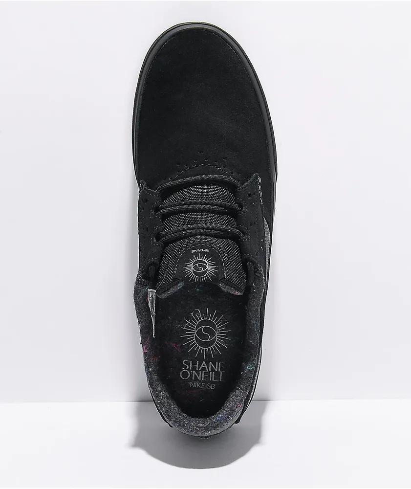 Nike SB Shane Black & Smoke Grey Skate Shoes