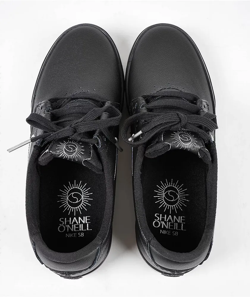 Nike SB Shane Premium Black & Black Skate Shoes