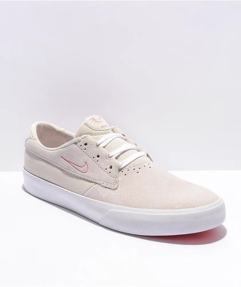 Nike SB Shane Summit White & Pink Skate Shoes