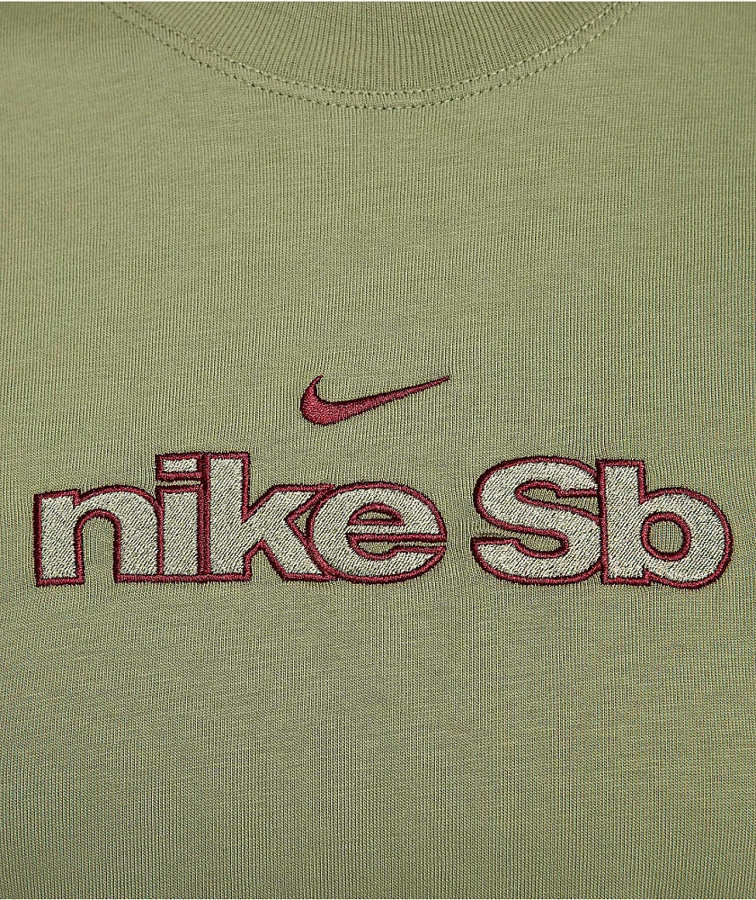 Nike SB Skate Logo Green Boxy T-Shirt