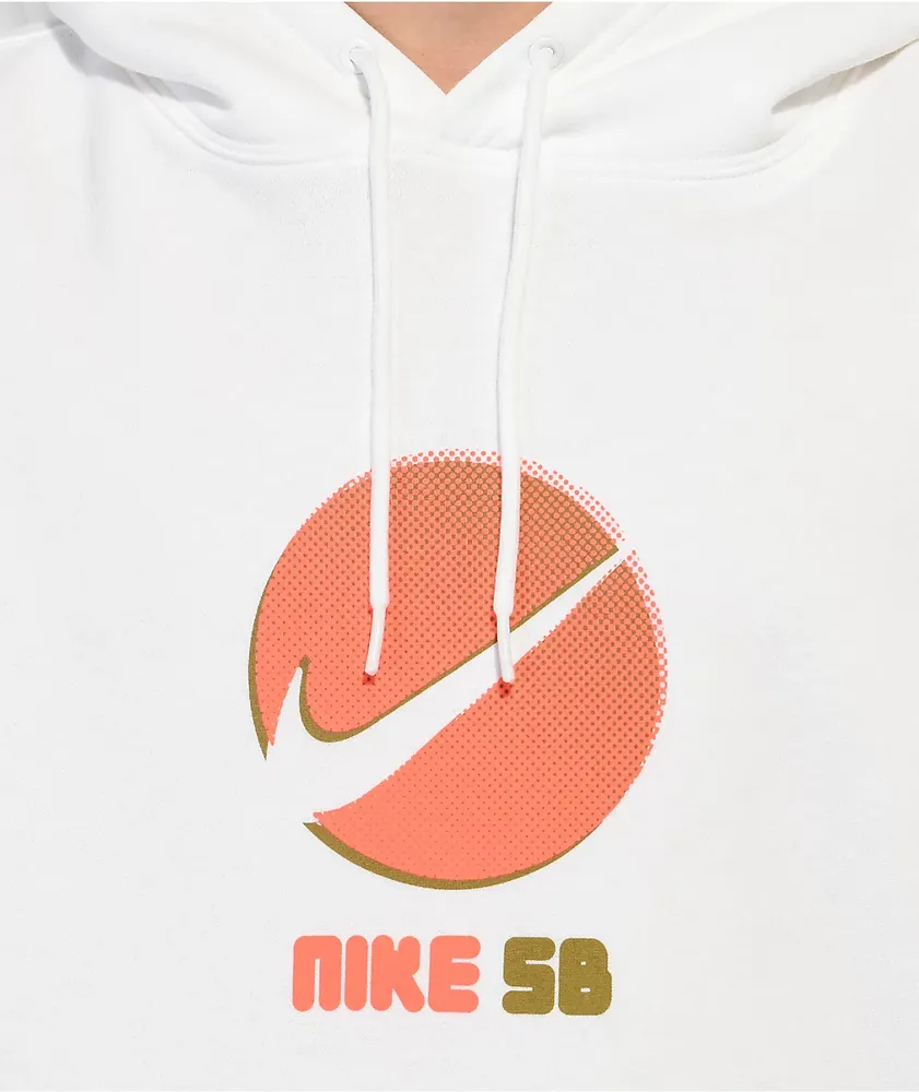 Nike SB Sun Spots White Hoodie
