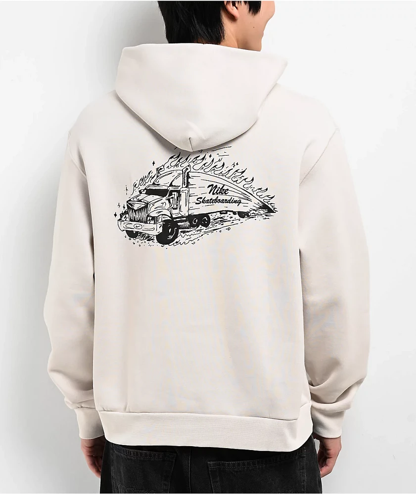 Nike SB Truckin Light Orewood Brown Hoodie