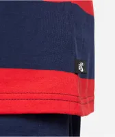 Nike SB University Navy & Red Stripe T-Shirt